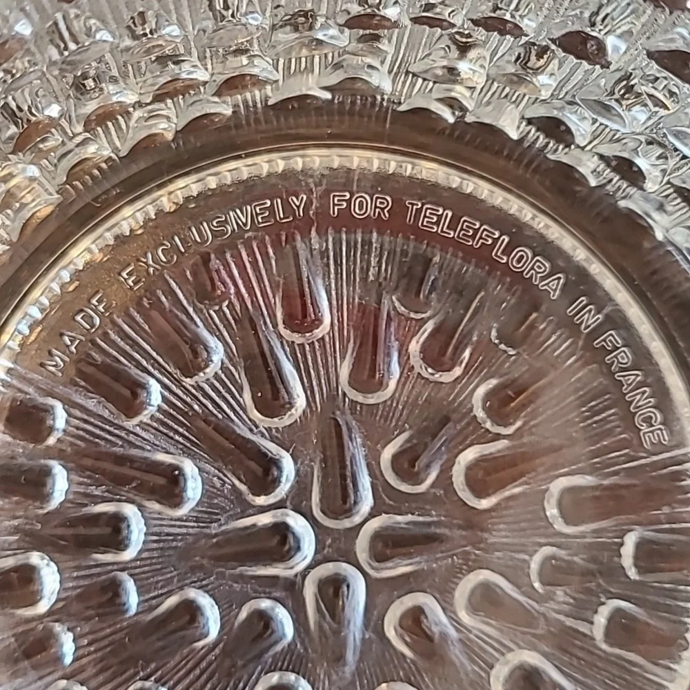 Vintage Teleflora Glass Ice Bucket